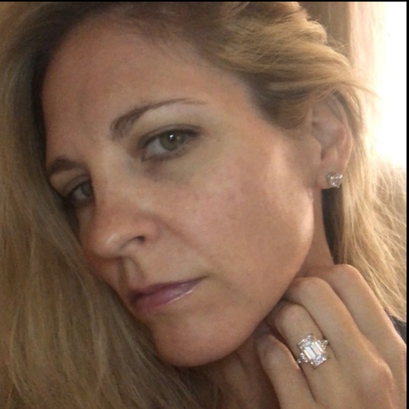 4tcw Stud Earrings - 14k Gold or Rhodium over Sterling Silver - Picture 6 of 8